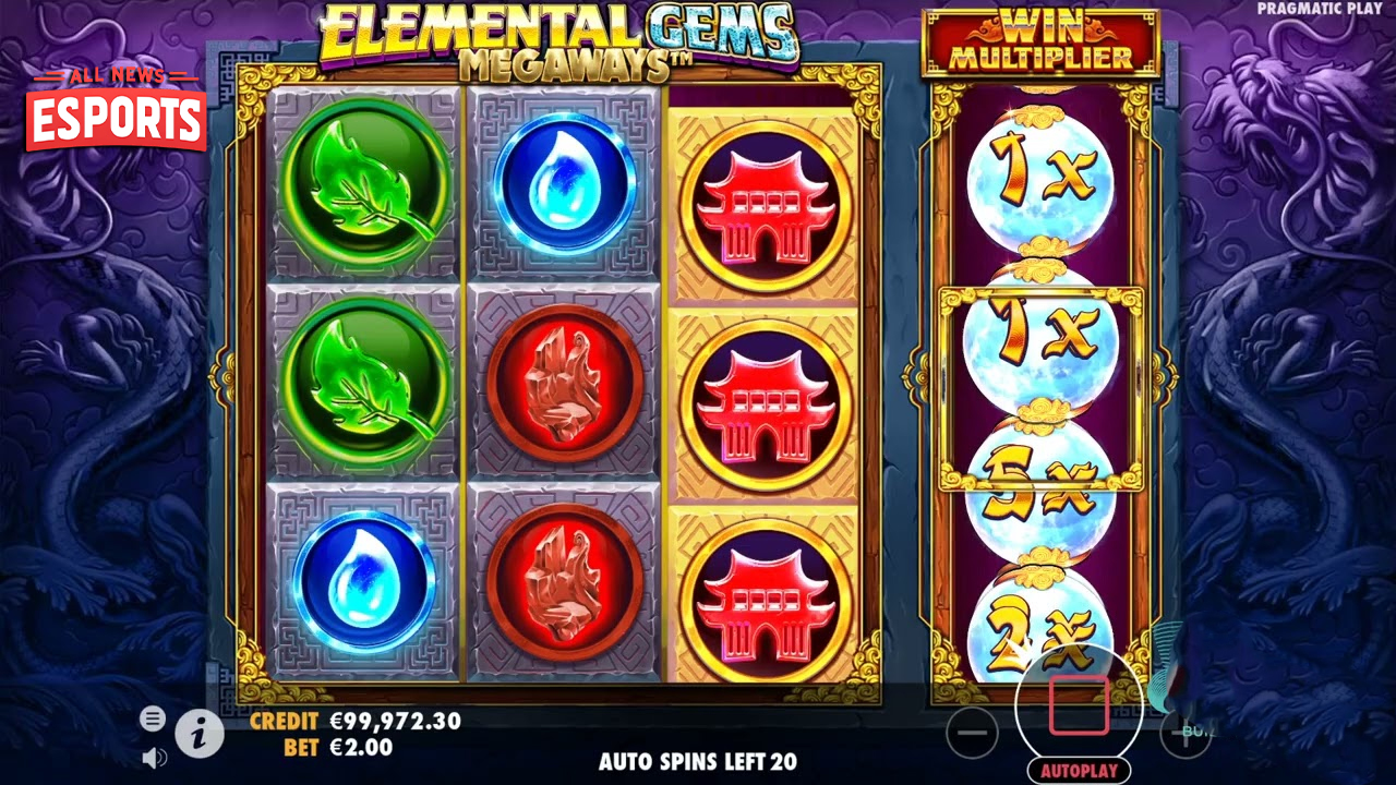 Slot Garing Minggir Dulu, Elemental Gems Megaways Lagi Panas!