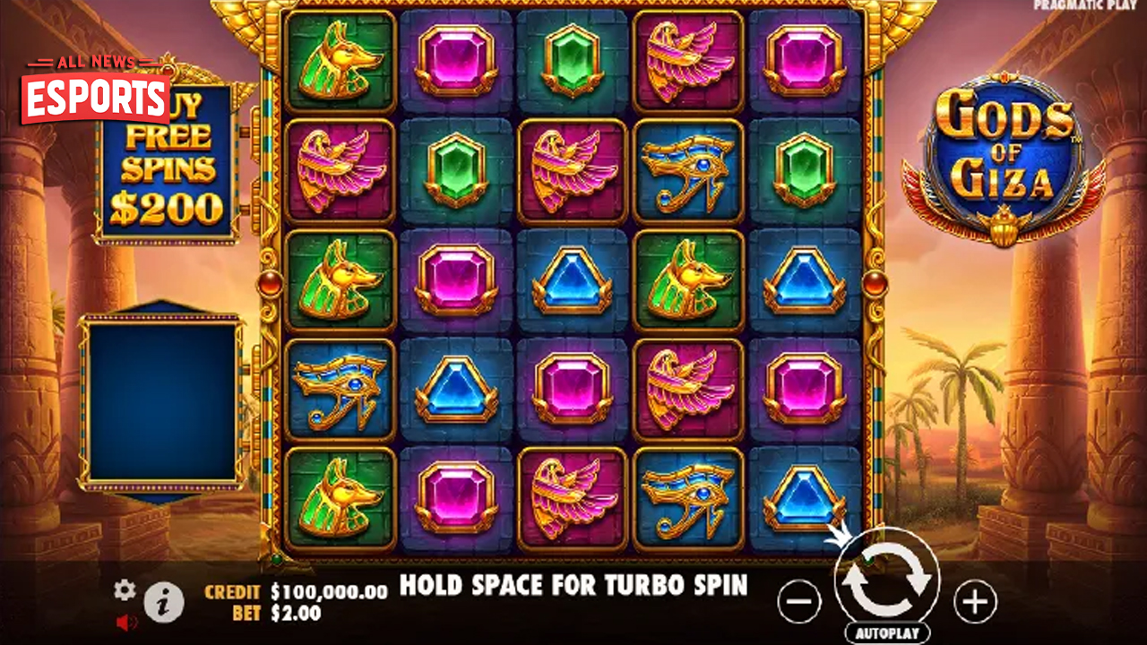 Main Gods Of Giza via Slot Rtp8000 Rasakan Tegangnya!