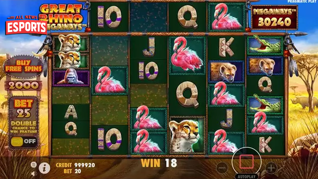 Link Alternatif RUBY8000 Buat Slot Great Rhino Megaways!
