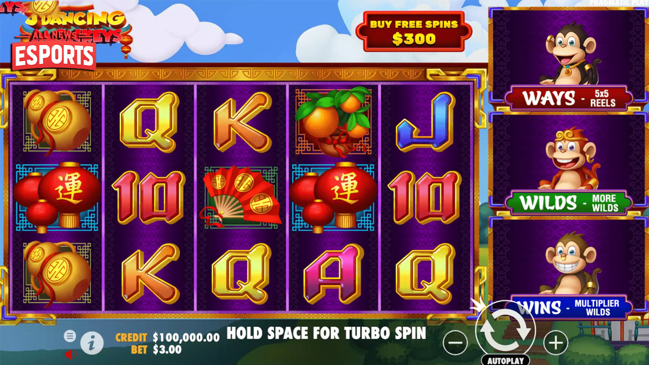 Goyangan 3 Dancing Monkeys Ramaikan Dunia Slot Online!