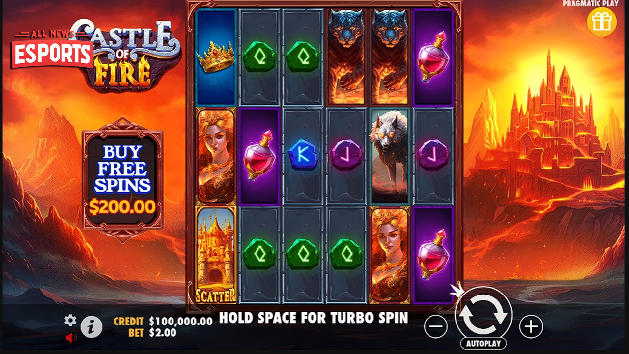 Castle of Fire di Situs CNNSLOT Panasnya Slot Tak Terbendung