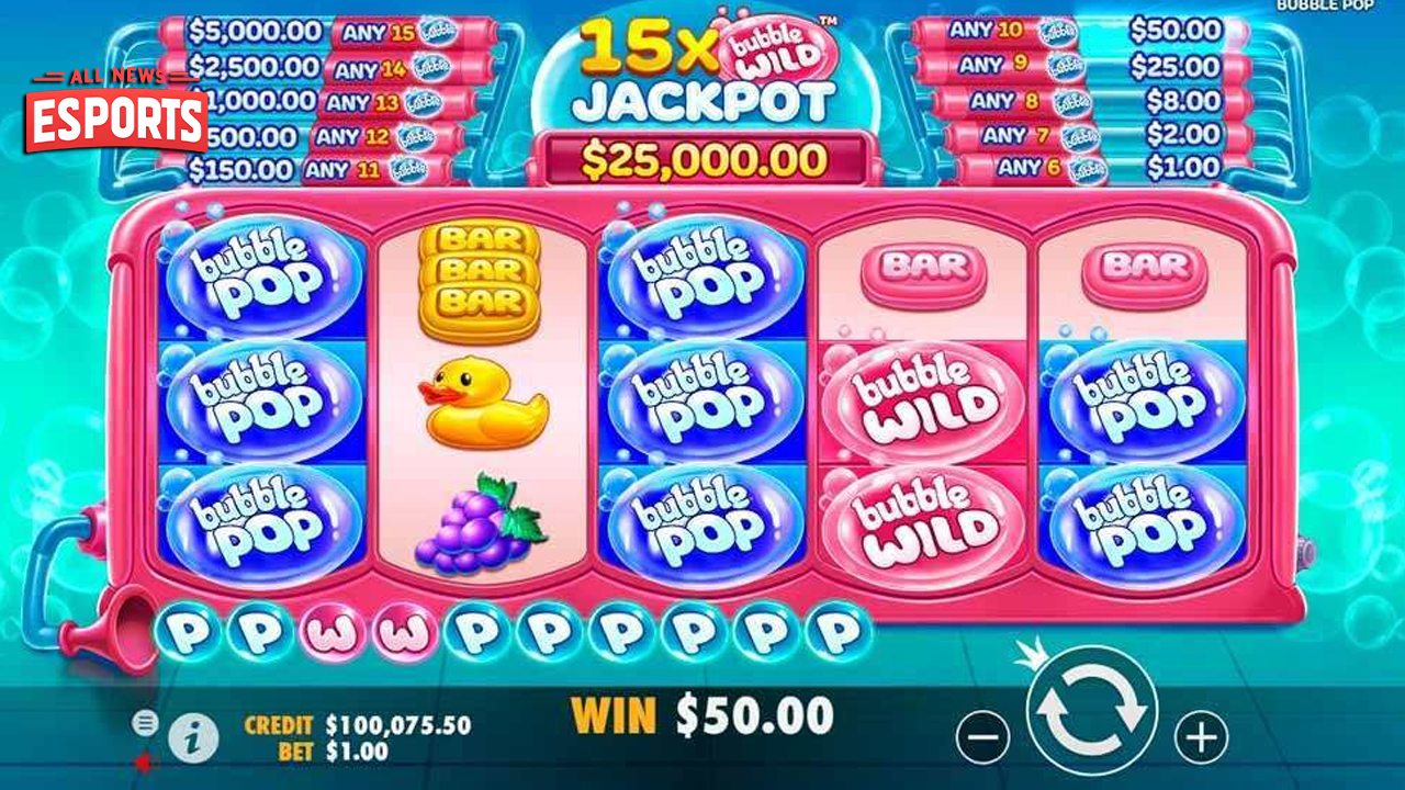Bubble Pop di CNNSLOT, Bandar Slot Gacor 1 Legendaris