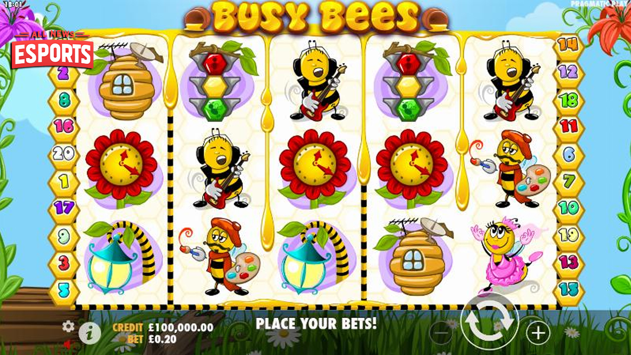 Game Busy Bees Raih 8 Madu Emas Link Resmi Cnnslot!