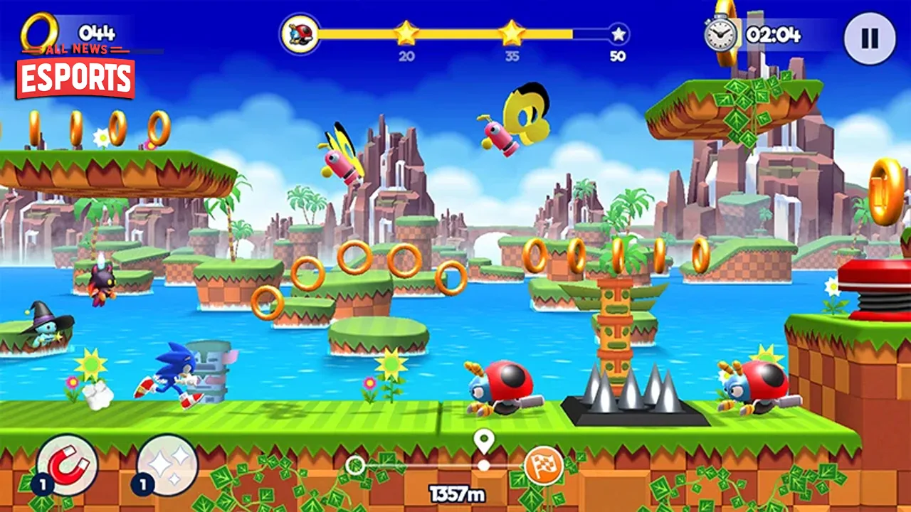 Sonic Runners: Kecepatan 999 km/jam? Gampang