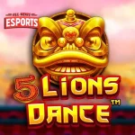 5 Lions Dance dalam Bertema China Lain